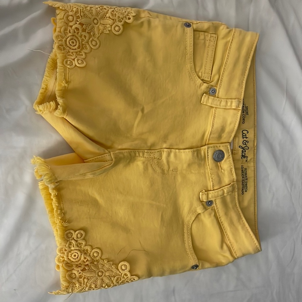 Cat & Jack yellow shorts